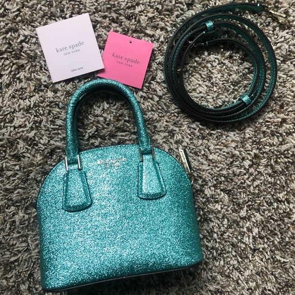 kate spade sylvia glitter mini dome satchel